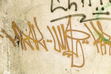 красиві Вуличне мистецтво графіті. Анотація творчі малювання моди