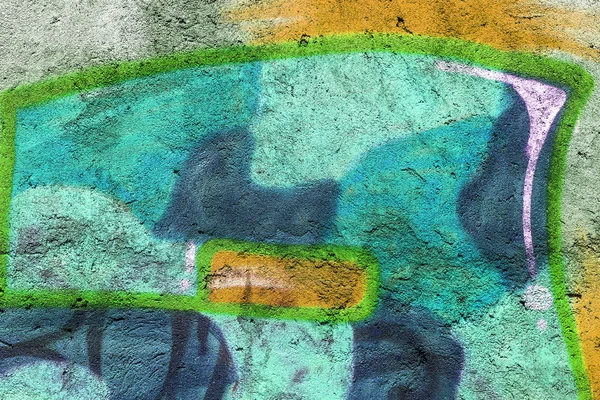 Piękne Uliczne Graffiti Abstrakcyjny Twórczy Rysunek Kolorów Mody Murach Miasta — Zdjęcie stockowe