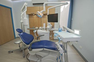 Diş hekimi cerrahi Kliniği sandalye ile iç