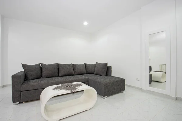 Woonkamer Lounge Luxe Appartement Toon Huis Met Interieur Inrichting — Stockfoto