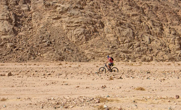 Landschaft Malerischen Blick Auf Öde Unfruchtbare Östliche Wüste Ägypten Mit lizenzfreie Stockfotos