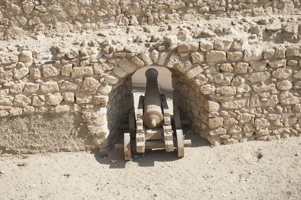 Old canon at an Ottoman fort — Stock Photo, Image