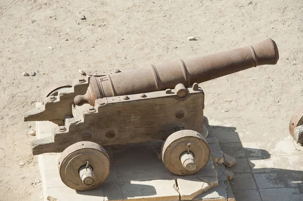 Vecchio canone in un forte ottomano — Foto Stock