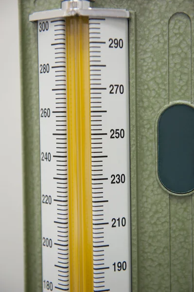Basınç ölçer ölçeği closeup — Stok fotoğraf