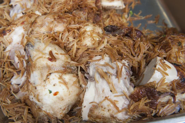 Chicken festival at an oriental restaurant buffet — Stock Photo, Image