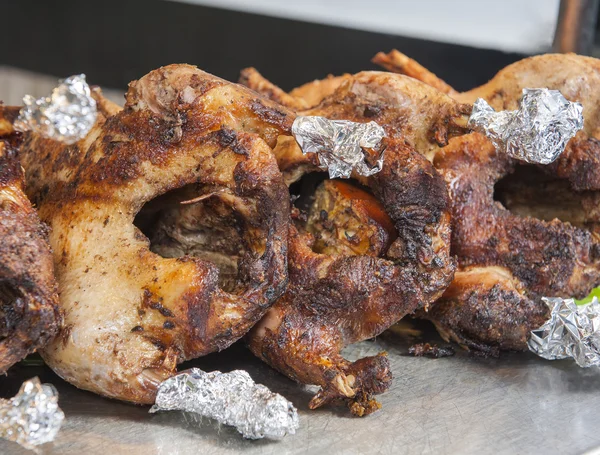 Patos asados en un restaurante buffet carvery —  Fotos de Stock
