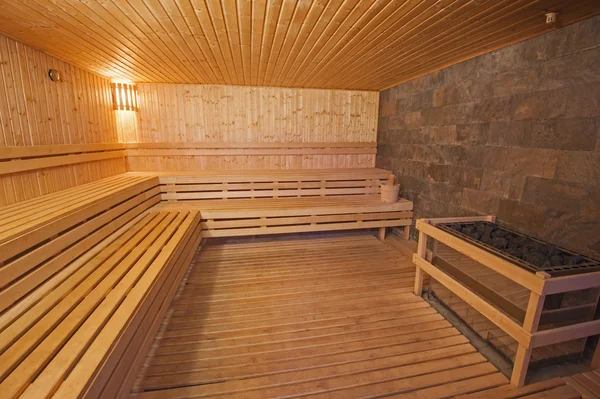 Sauna num spa de saúde — Fotografia de Stock