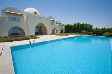 Lüks bir tropikal Villa Yüzme Havuzu