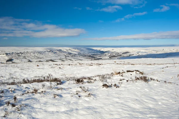 Inverno innevato paesaggio paesaggio scena — Foto Stock