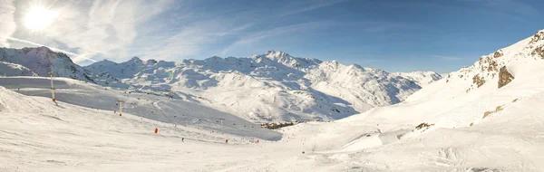 Blick auf eine Skipiste — Stockfoto