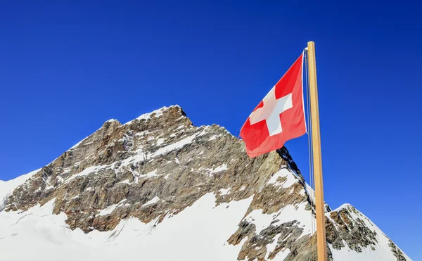 Jungfrau σε ελβετικά Άλπεις — Φωτογραφία Αρχείου