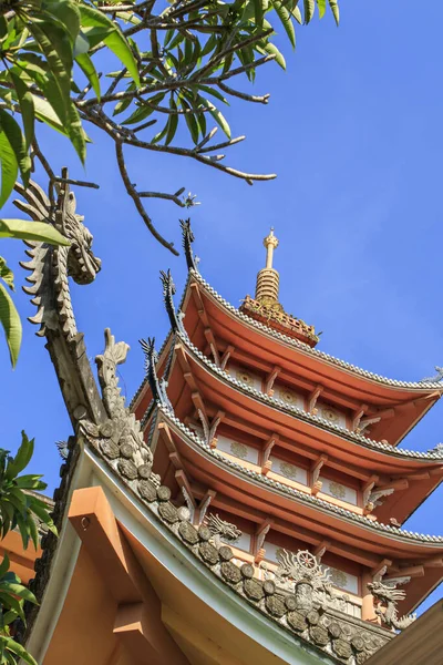 Vacker Pagoda Södra Vietnam — Stockfoto