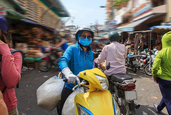 Hygienická Maska Kterou Nosí Vietnamci — Stock fotografie