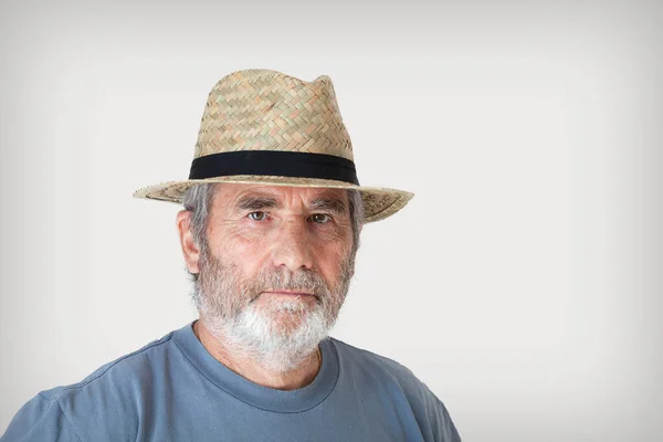 Old Man Posing Portrait — Stock Photo, Image