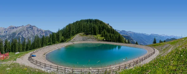 Alpine Lake French Alps — Stockfoto