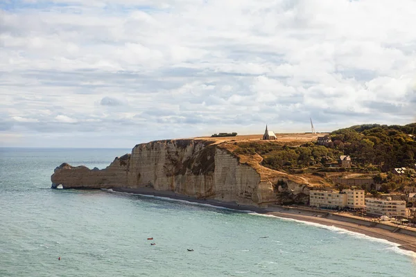 Acantilados Etretat Normandía —  Fotos de Stock