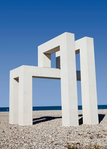 Monument Célèbre Sur Plage — Photo