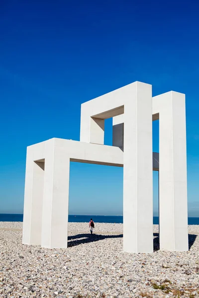 Monument Célèbre Sur Plage — Photo