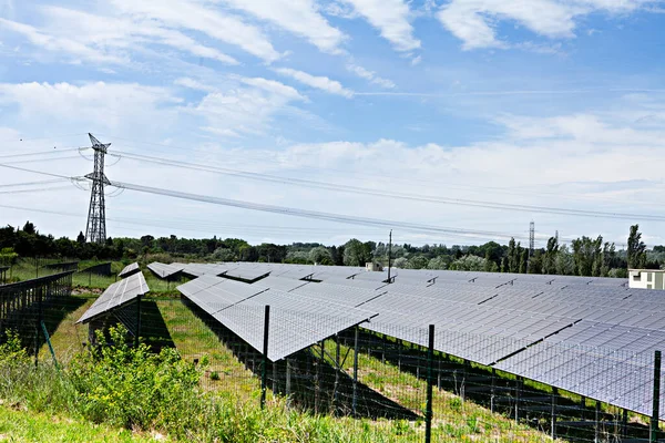 Solar Farm South France — Stock Photo, Image