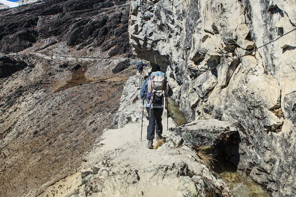 Bolivya'da trekking — Stok fotoğraf
