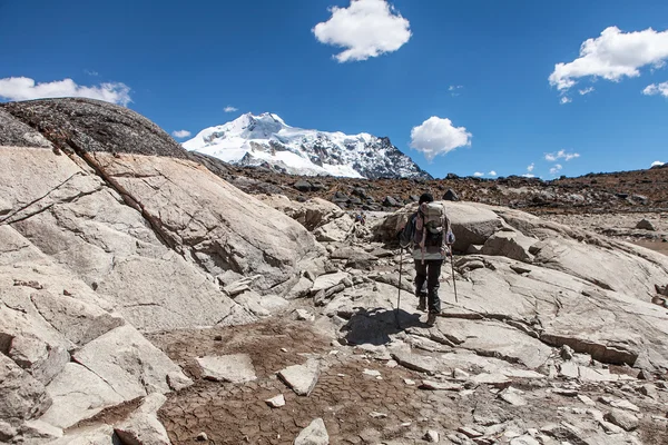 Trekking en Bolivia — Foto de Stock