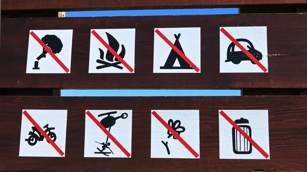 Prohibited sign — Stock Photo, Image