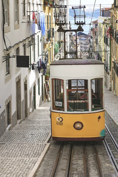 Funicular en Lisboa — Foto de Stock