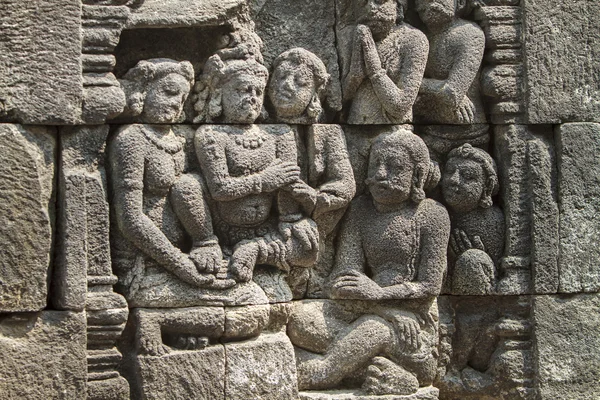 Statuen von Borobudur — Stockfoto