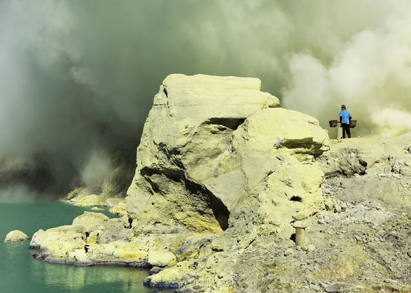 Sulfur production — Stock Photo, Image