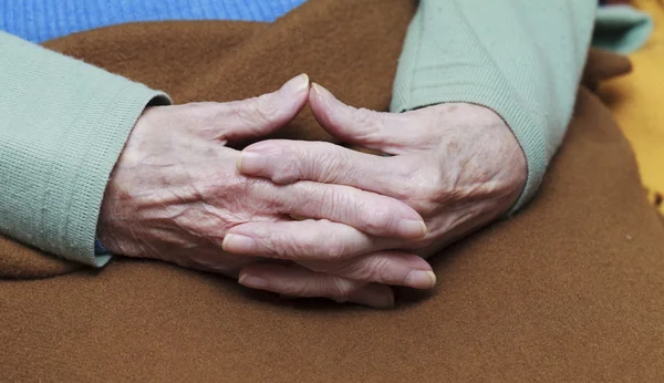 Two old hands — Stock Photo, Image