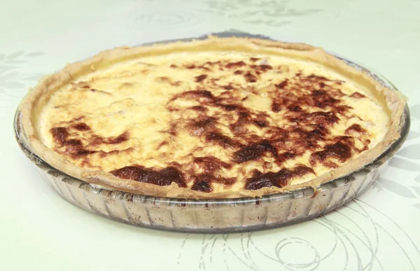 Quiche lorraine baked — Stock Photo, Image