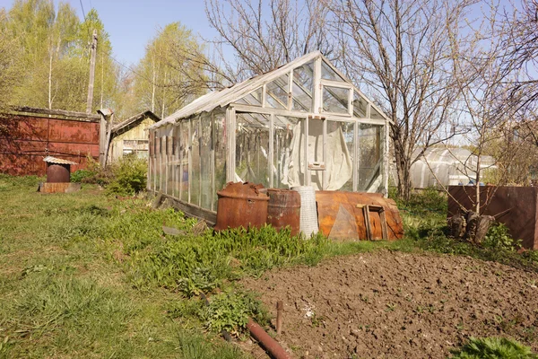 Vegetable garden in july — Stock Photo, Image