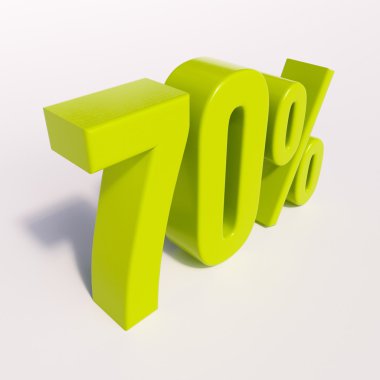 Yüzde işareti, yüzde 70'i