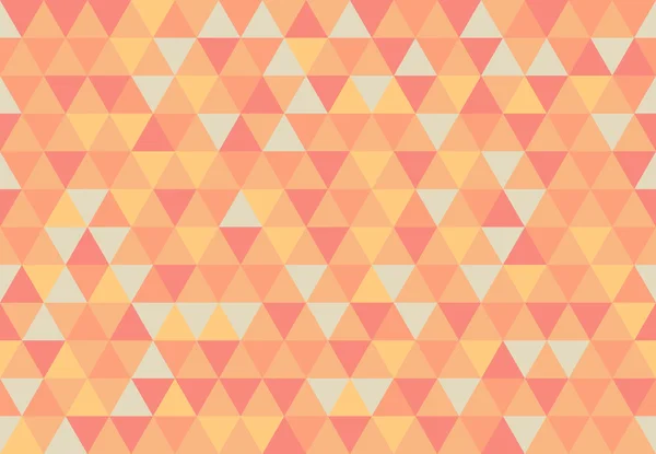 Patrón de triángulo retro albaricoque — Archivo Imágenes Vectoriales