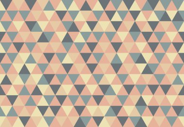 Retro üçgen desen en iyi dilek