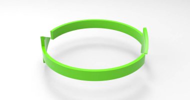 Yeşil Eko Geri Dönüşüm Okları, Oklarla Geri Dönüşümlü Simge ve Simgesi