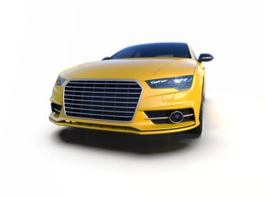 Audi A7, White Executive Car Mid size lüks araba, German Liftback, Premium Car Sportback, Coupe, Sportback, Audi AG, Alman otomobil üreticisi.