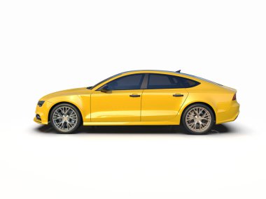 Audi A7, White Executive Car Mid size lüks araba, German Liftback, Premium Car Sportback, Coupe, Sportback, Audi AG, Alman otomobil üreticisi.