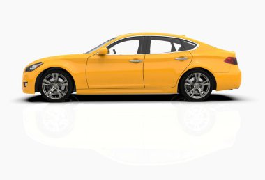 Beyaz 3d İllüstrasyon, Çağdaş Sedan Stüdyosu, Otomobil Sanayii, Otomobil Taşımacılığı, Infographics Otomotiv Arkaplanı, Şehir Araç Şablonu