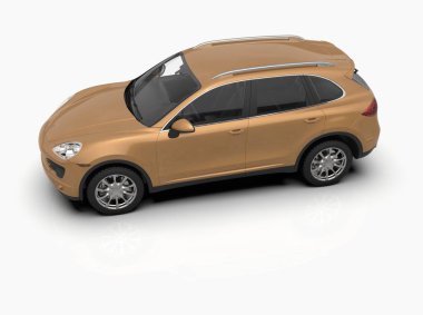 Beyaz 3d İllüstrasyon, Çağdaş SUV Stüdyosu, Otomobil Sanayii, Otomobil Taşımacılığı, Infographics Otomotiv Arkaplanı, Şehir Araç Şablonu