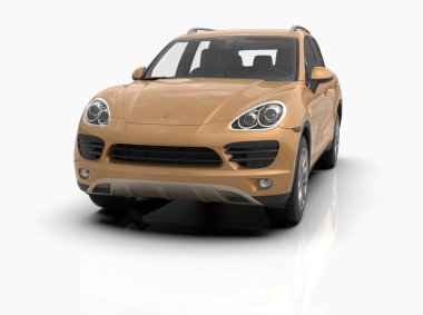 Beyaz 3d İllüstrasyon, Çağdaş SUV Stüdyosu, Otomobil Sanayii, Otomobil Taşımacılığı, Infographics Otomotiv Arkaplanı, Şehir Araç Şablonu