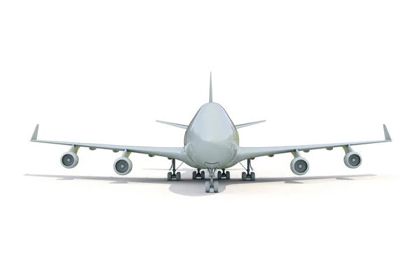 Avião em branco — Fotografia de Stock