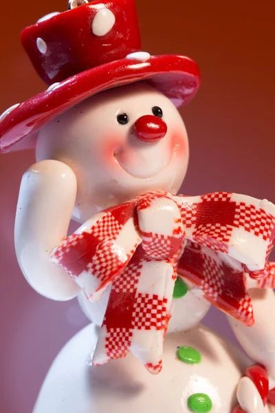 Muñeco de nieve alegre — Foto de Stock
