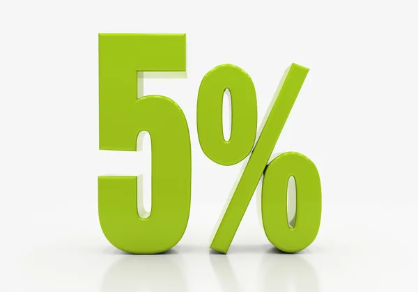 3D procenta — Stock fotografie