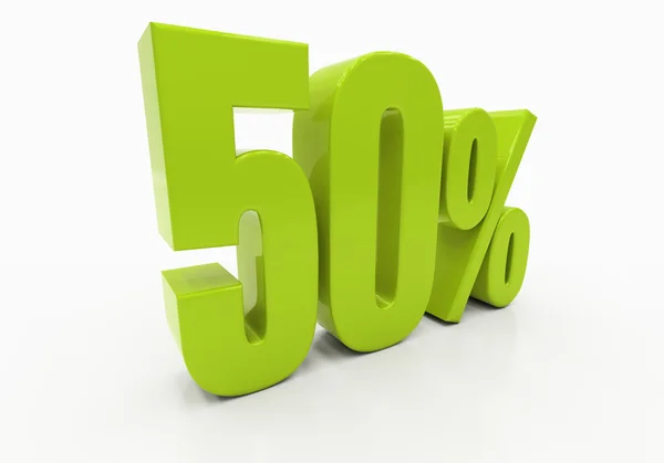 3D percent — Stock Photo, Image