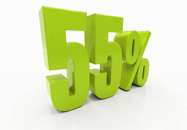 3D percent — Stock Photo, Image