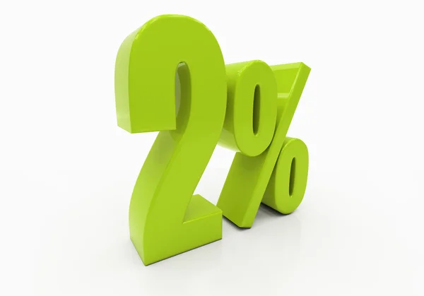 3D percent — Stock Photo, Image