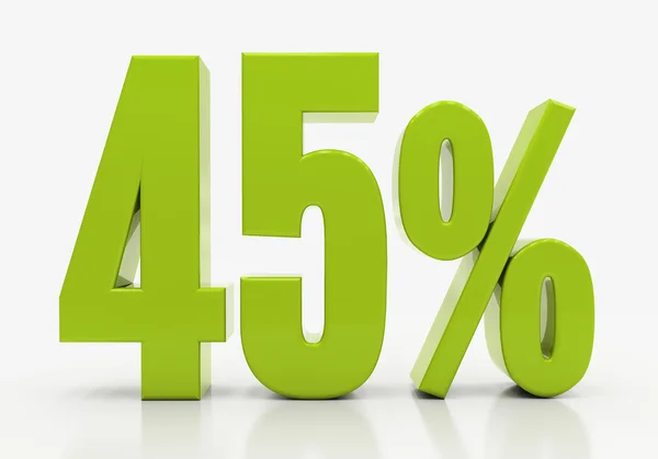 3D percent — Stock Photo, Image