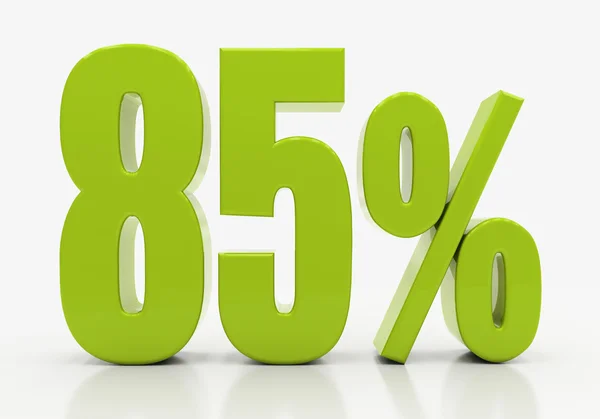 3d por cento — Fotografia de Stock