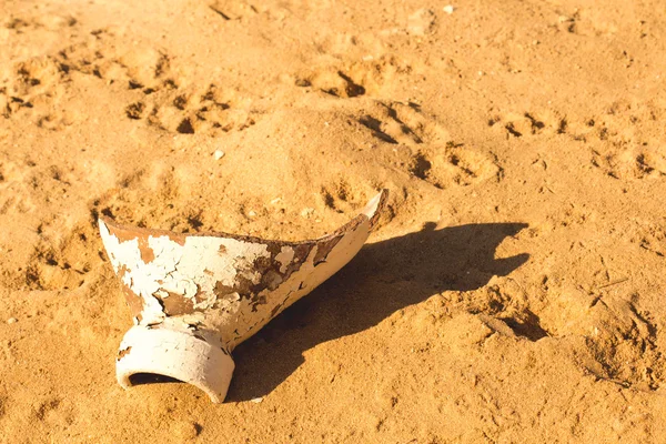 Textura del patrón de arena del desierto — Foto de Stock